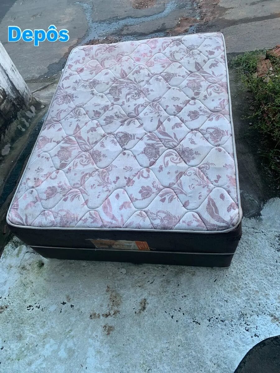 Colchão limpo depois da higienização